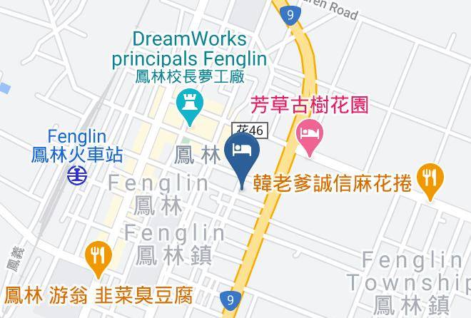Fenglin Good Day Homestay Mapa - Taiwan - Hualiennty