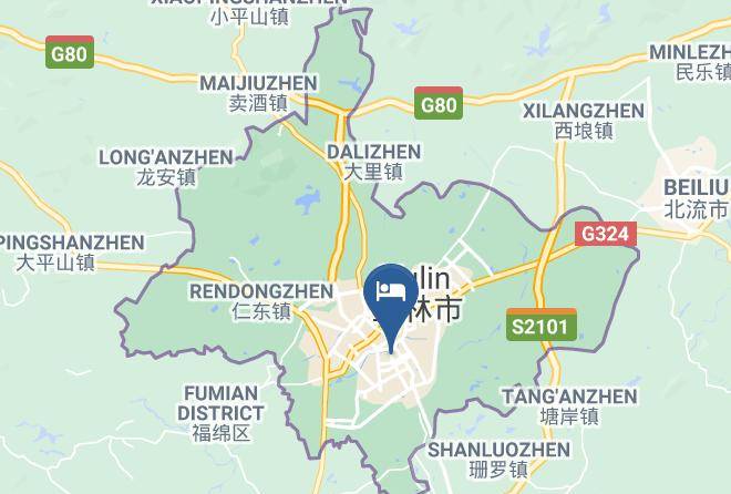 Yulin - Fenglin International Hotel Maps