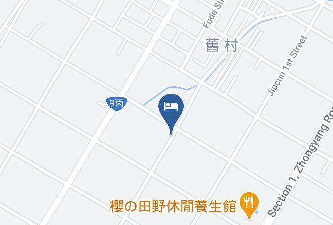 Fengmian B&b Mapa - Taiwan - Hualiennty