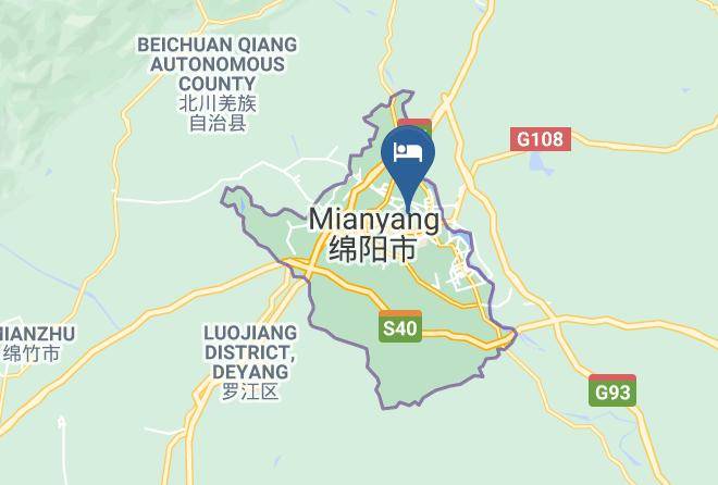 Mianyang - Fengshang Wuhe Hotel Maps