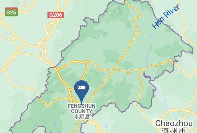 Meizhou - Fengshun Fengdu Hot Spring Grand Hotel Maps