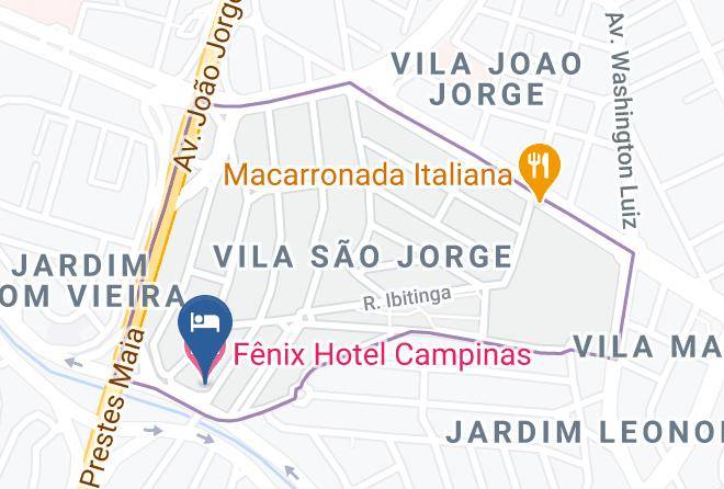 Campinas - Fenix Hotel Campinas Maps