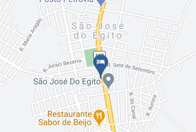 Sao Jose Do Egito - Fenix Hotel E Restaurante Sabor Do Pajeu Maps