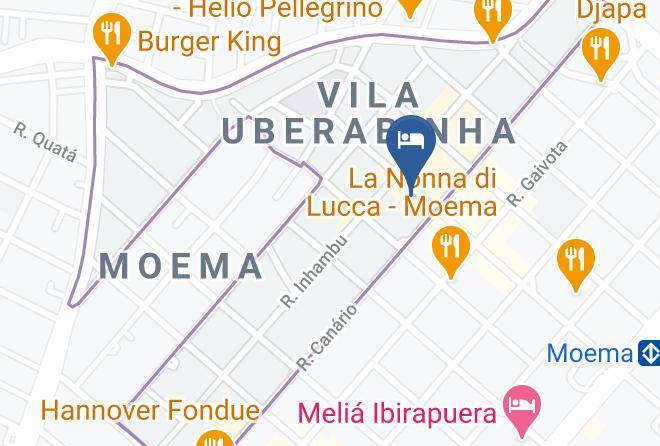 Sao Paulo Moema - Fenix Hotel Moema Maps