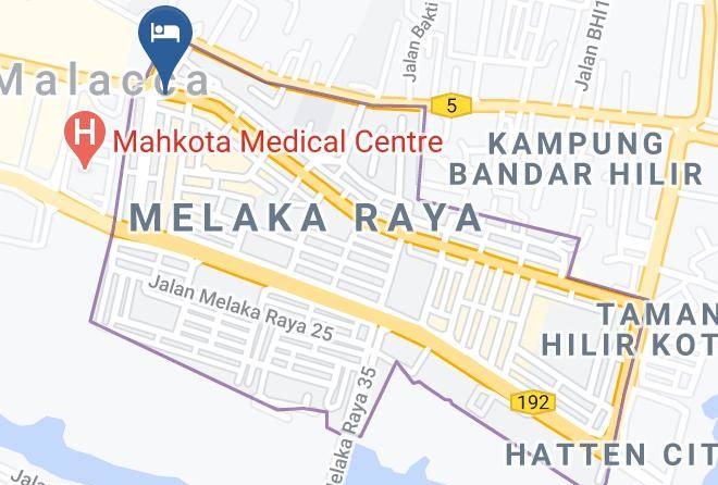 Melaka Tengah - Fenix Inn Maps