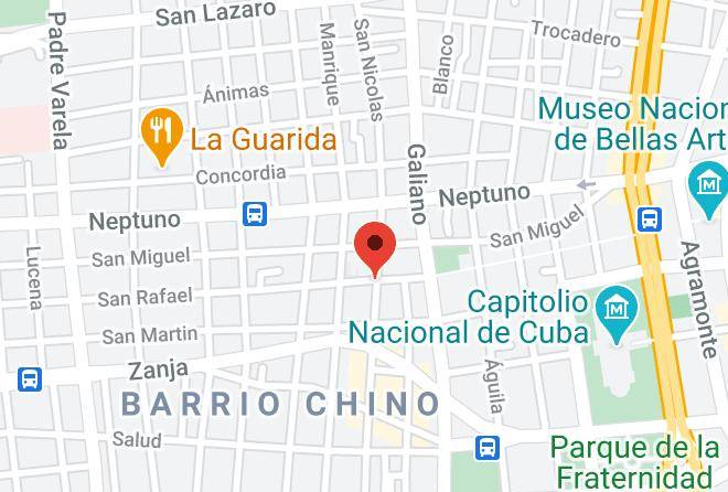 Centro Habana - Fentons The Boutique Casa Maps