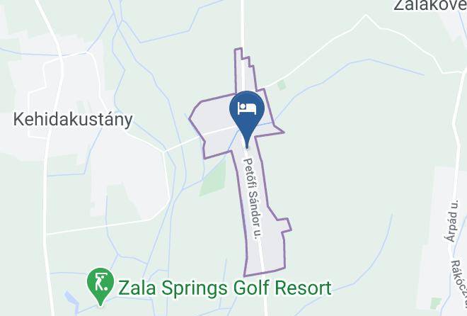 Fenyves Vendeghaz Map