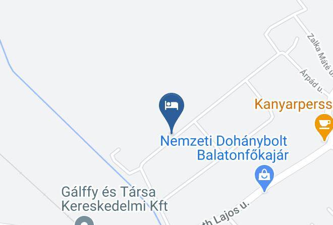 Balatonfrkajar - Fenyveskert Udulohaz Maps