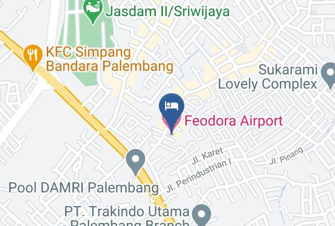 Palembang - Feodora Airport Hotel Maps