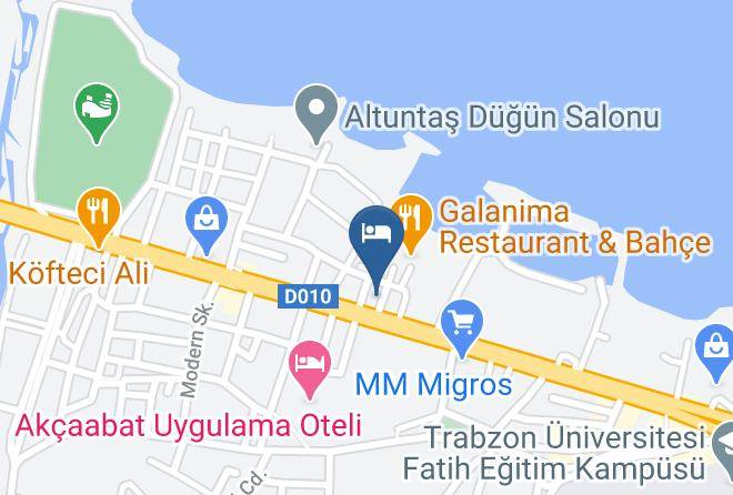 Akcaabat - Ferah Suites Hotel Maps