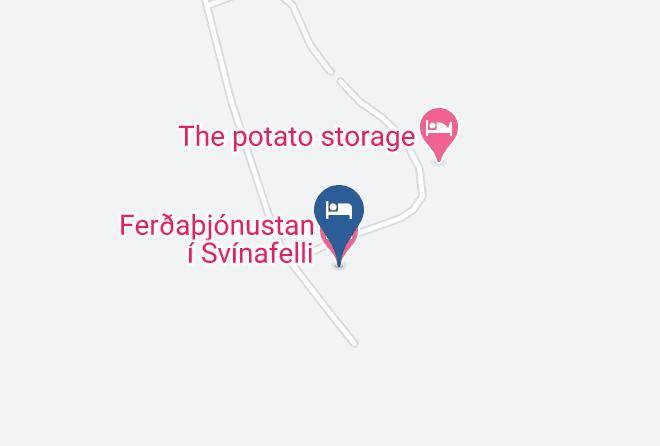 Sveitarfelagi Hornafjorur - Ferajonustan I Svinafelli Maps