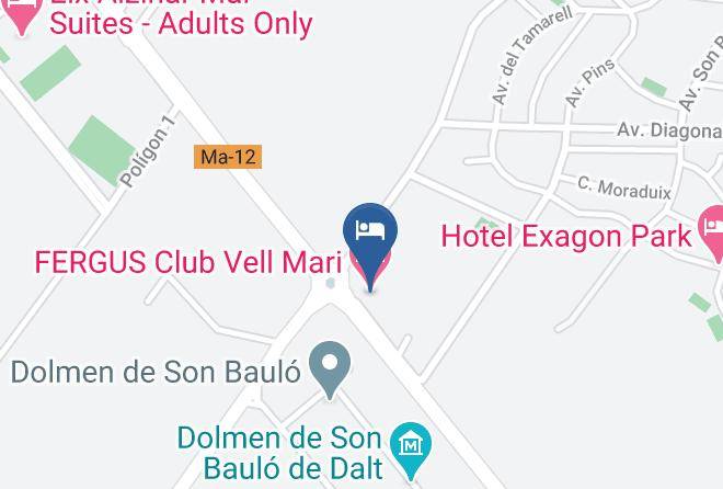 Baleares - Fergus Club Vell Mari Maps