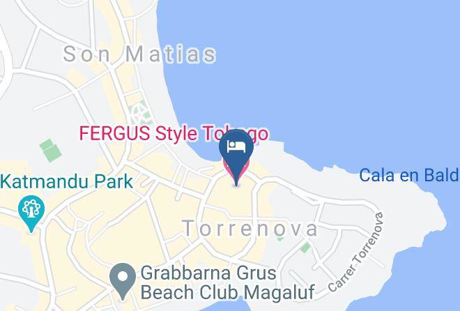 Baleares - Fergus Style Tobago Maps