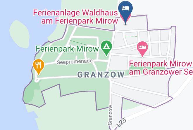 Ferienanlage Waldhaus Am Ferienpark Mirow Map
