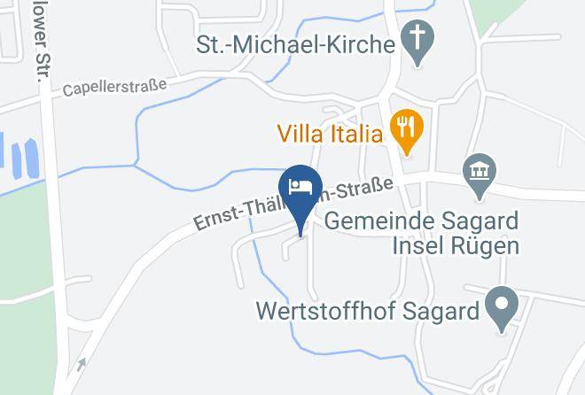 Vorpommern Rugen - Ferienbungalow Schwanck Maps