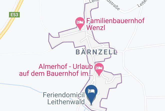 Regen - Feriendomicil Leithenwald Maps