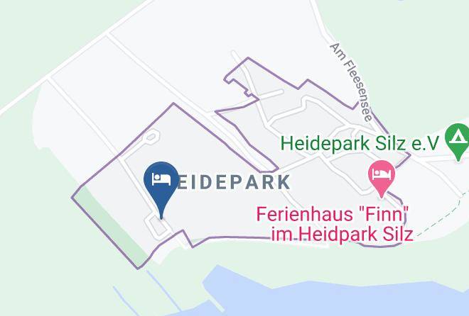 Mecklenburgische Seenplatte - Feriendorf Silz Maps