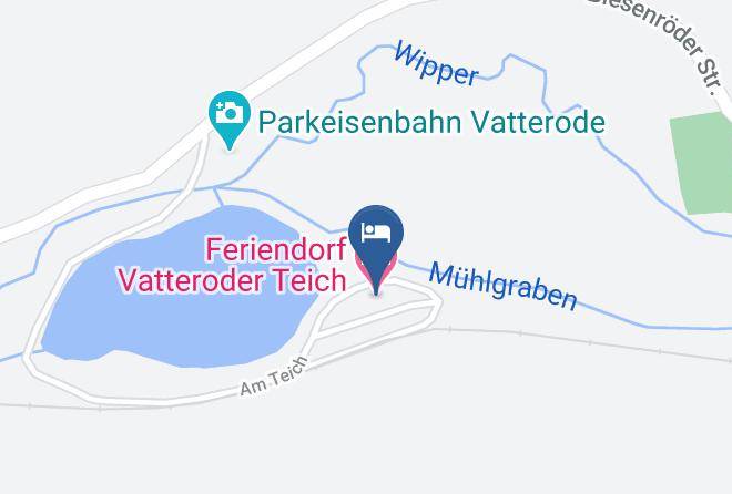 Mansfeld Sudharz - Feriendorf Vatteroder Teich Maps