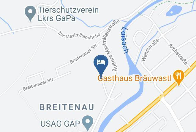 Garmisch Partenkirchen - Ferienhaus Adelheid Maps