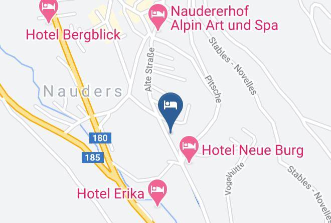 Landeck - Ferienhaus Alpenkonig Maps