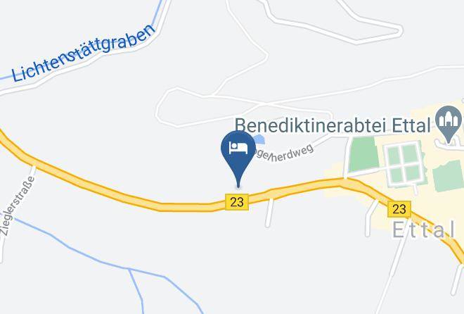 Garmisch Partenkirchen - Ferienhaus Alpenrose Maps