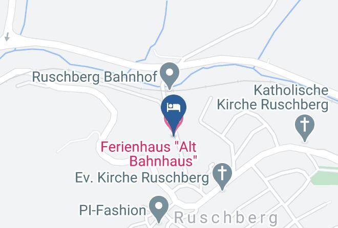 Birkenfeld - Ferienhaus Alt Bahnhaus Maps