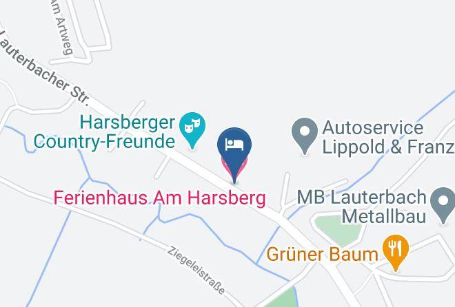 Wartburgkreis - Ferienhaus Am Harsberg Maps