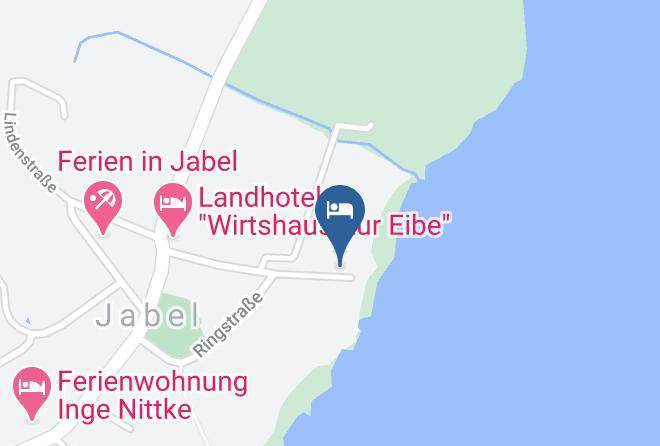Mecklenburgische Seenplatte - Ferienhaus Am Jabeler See Maps