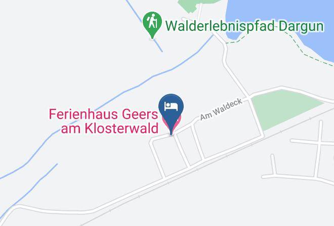 Mecklenburgische Seenplatte - Ferienhaus Geers Am Klosterwald Maps