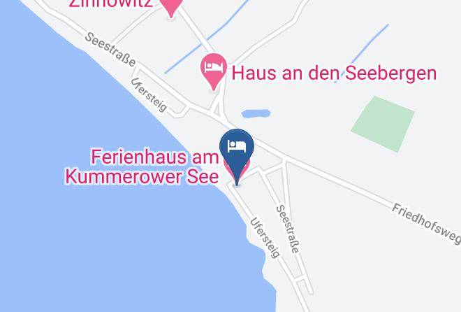 Mecklenburgische Seenplatte - Ferienhaus Am Kummerower See Maps