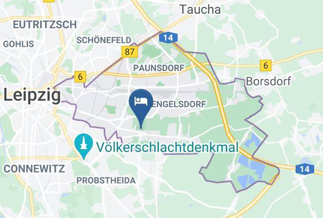 Leipzig - Ferienhaus Am Park Maps