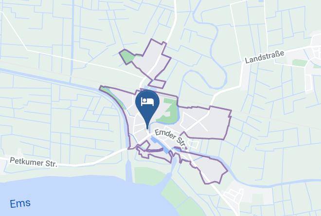 Leer - Ferienhaus Am Tief Maps