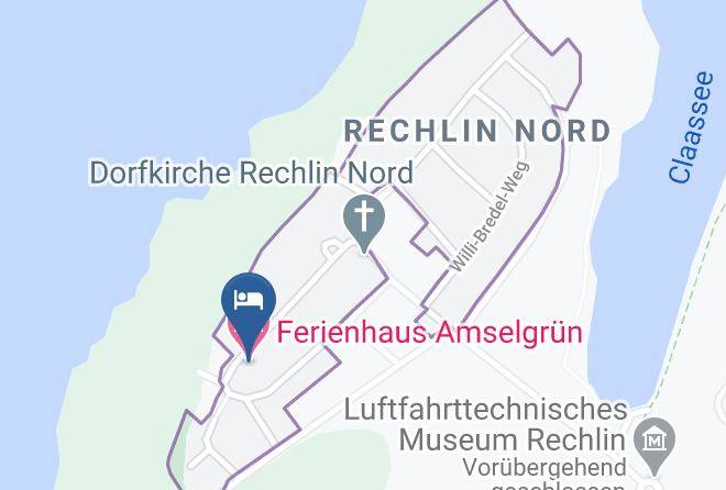 Mecklenburgische Seenplatte - Ferienhaus Amselgrun Maps