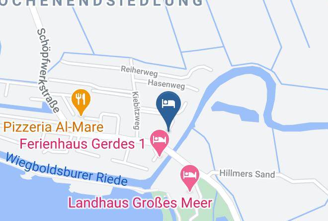 Aurich - Ferienhaus An Der Riede Maps