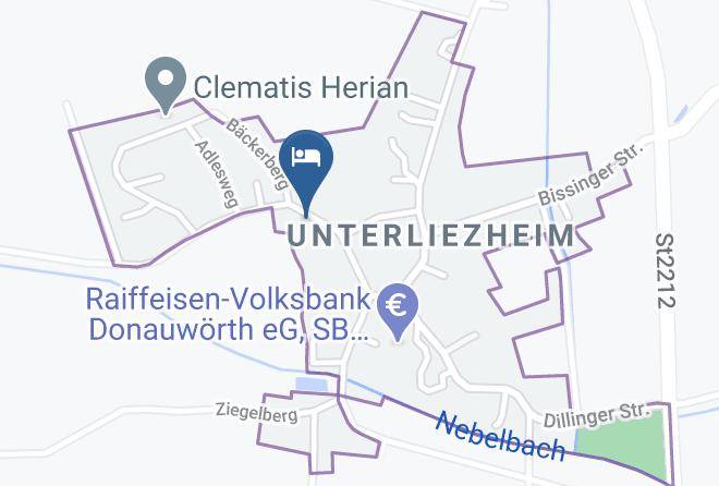 Dillingen - Ferienhaus Andrea Unterliezheim Maps
