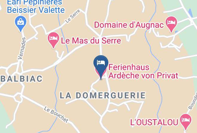 Ardeche - Ferienhaus Ardeche Von Privat Maps