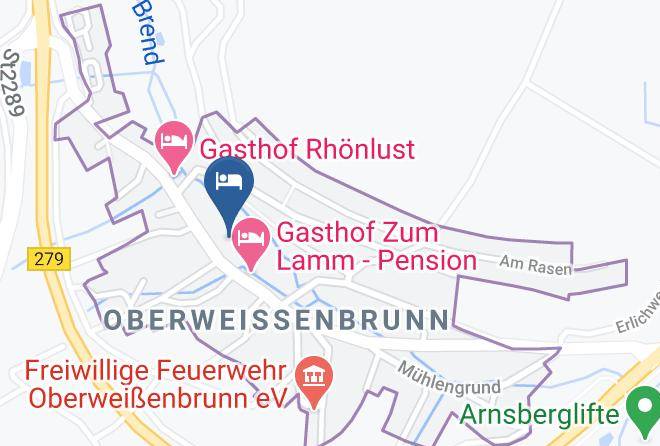 Rhon Grabfeld - Ferienhaus Arnsbergblick Maps