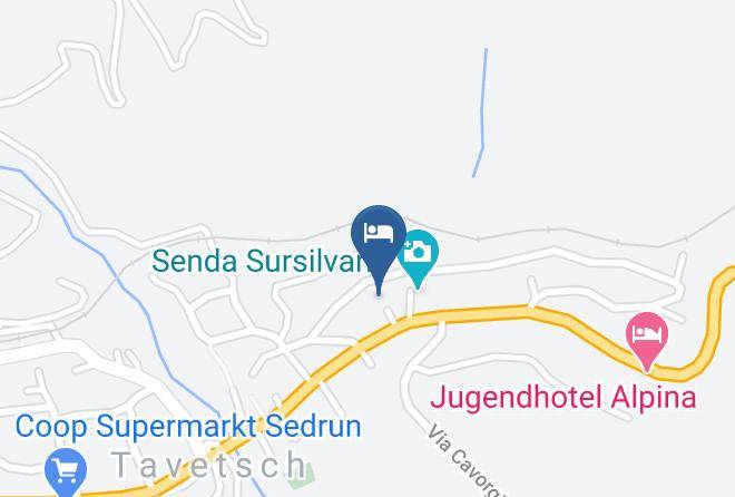 Surselva - Ferienhaus Aurora Sedrun Maps