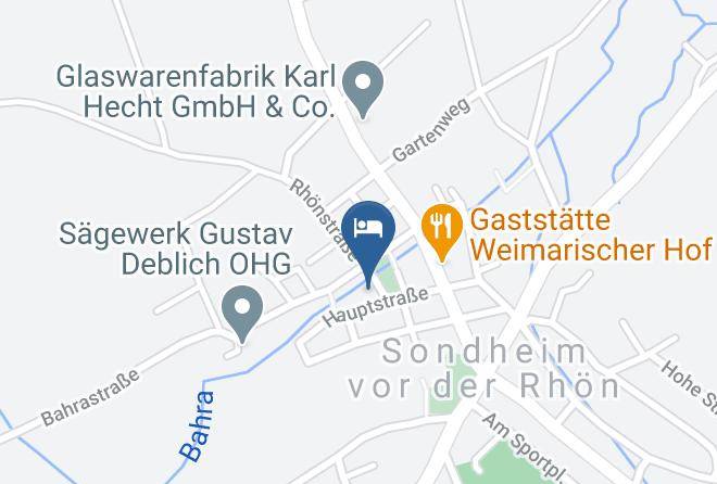 Rhon Grabfeld - Ferienhaus Bahrablick Maps