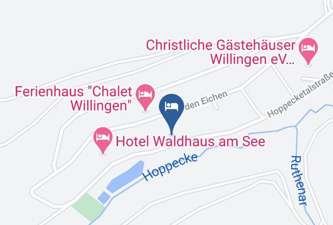Waldeck Frankenberg - Ferienhaus Becker Maps