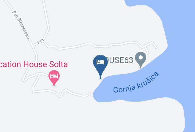 Solta - Ferienhaus Bonavita Maps