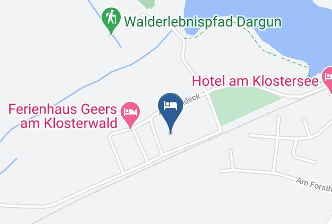 Mecklenburgische Seenplatte - Ferienhaus Paul Und Paula Am Klostersee Maps