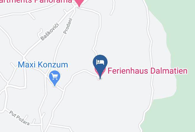 Makarska - Ferienhaus Dalmatien Maps