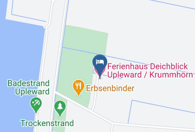 Aurich - Ferienhaus Deichblick Upleward Krummhorn Maps