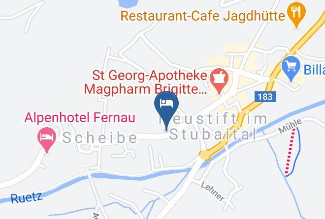 Innsbruck Land - Ferienhaus Dorfschmiede Maps