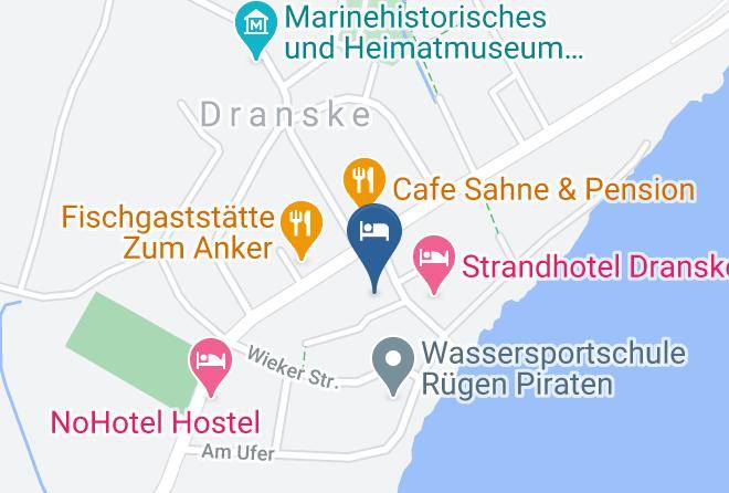 Vorpommern Rugen - Ferienhaus Dranske Maps