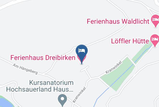 Hochsauerlandkreis - Ferienhaus Dreibirken Maps