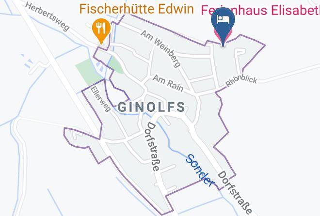 Rhon Grabfeld - Ferienhaus Elisabeth Maps