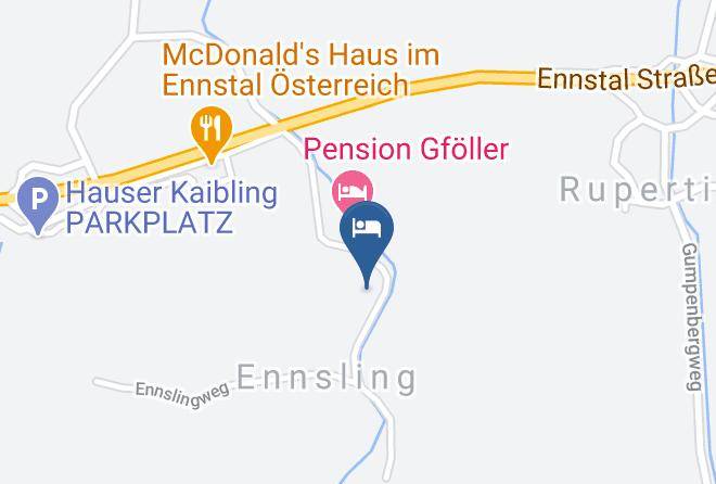 Liezen - Ferienhaus Ennsling Maps