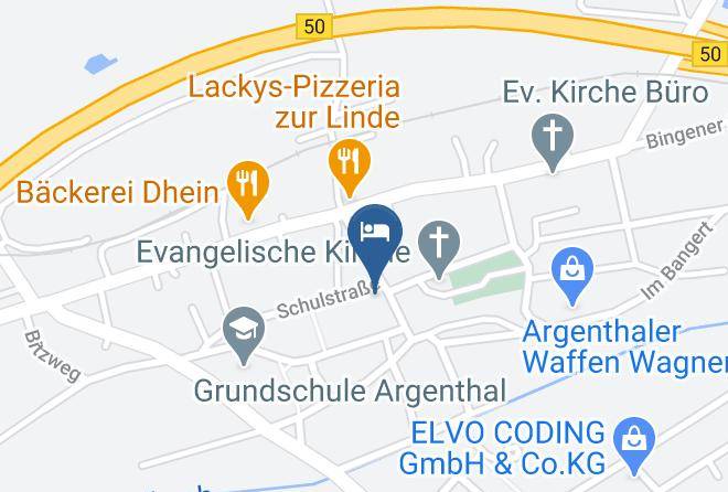 Rhein Hunsruck Kreis - Ferienhaus Erika Maps